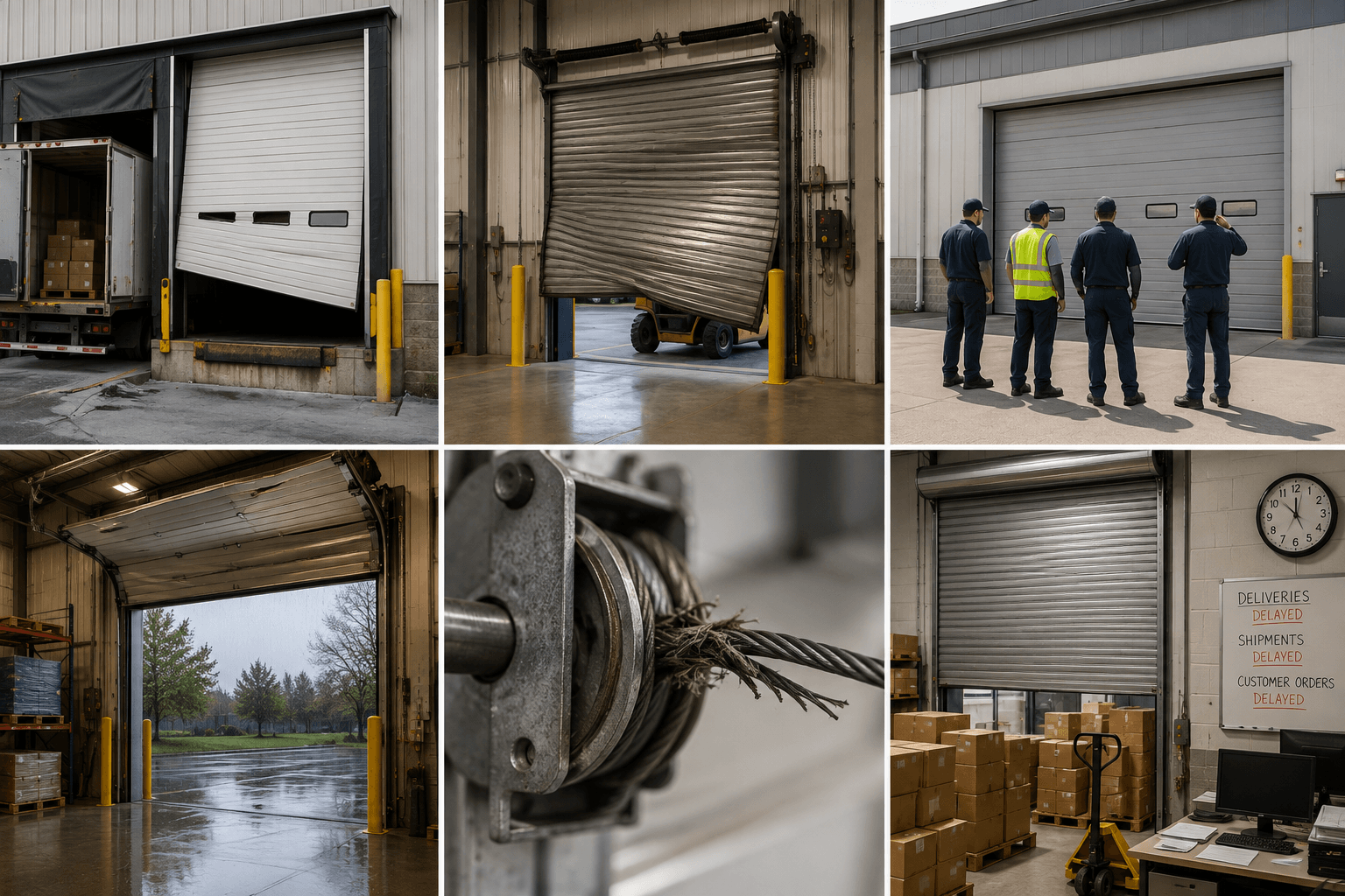Commercial Garage Door Failure by University Park TX Garage Doors