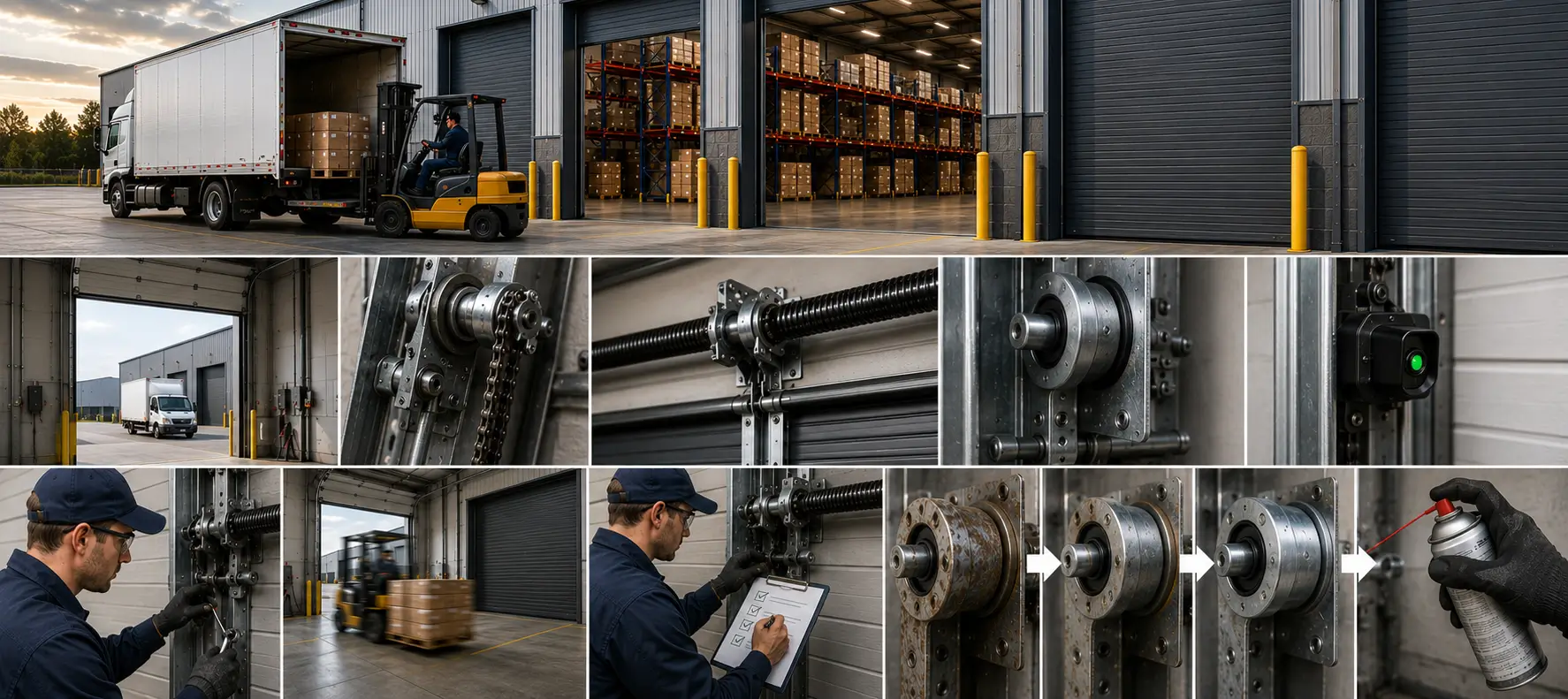 Commercial Garage Door Maintenance Based on Daily Usage by University Park TX Garage Doors