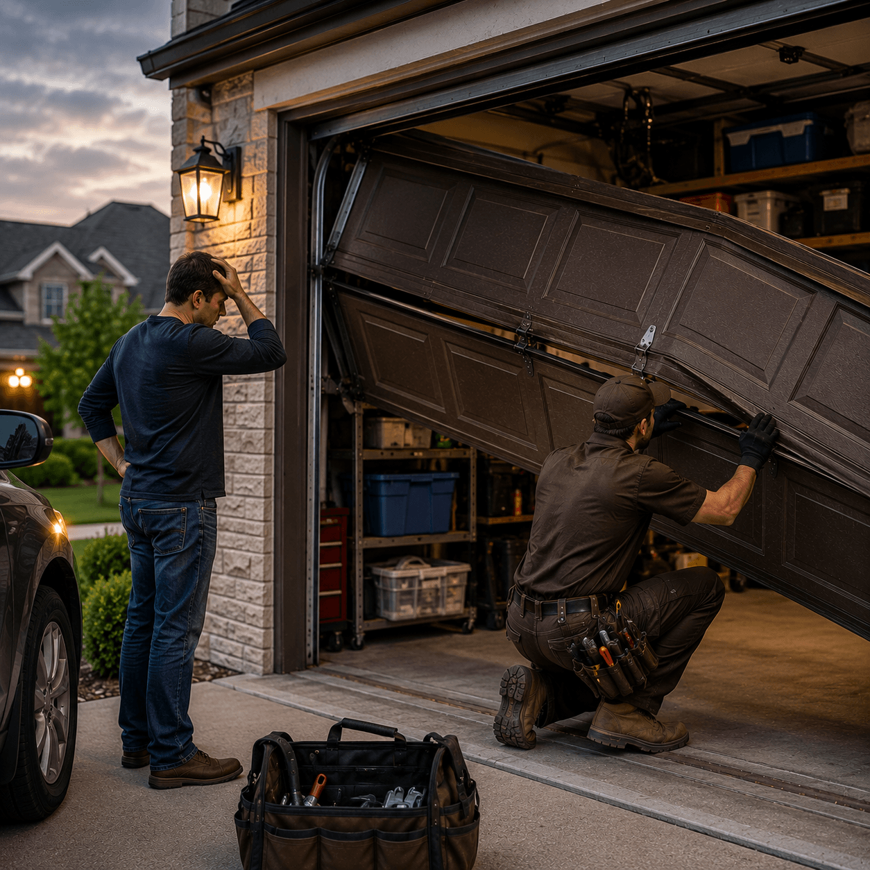 Sudden Garage Door Failure Repair by University Park TX Garage Doors