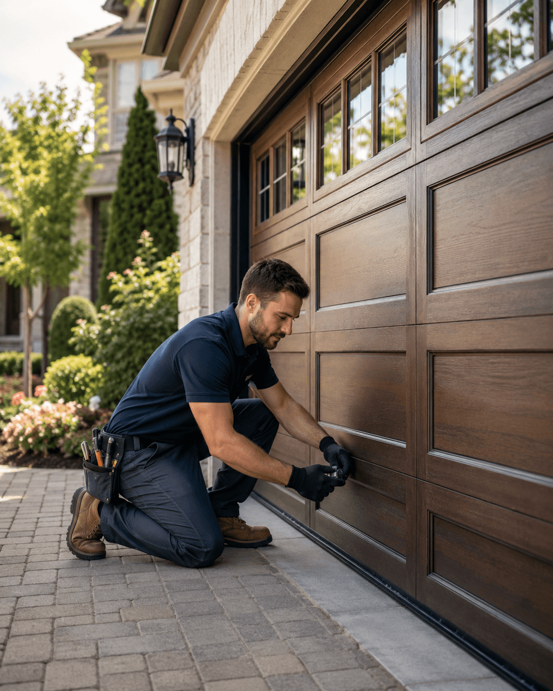 University Park garage door technician providing professional garage door service