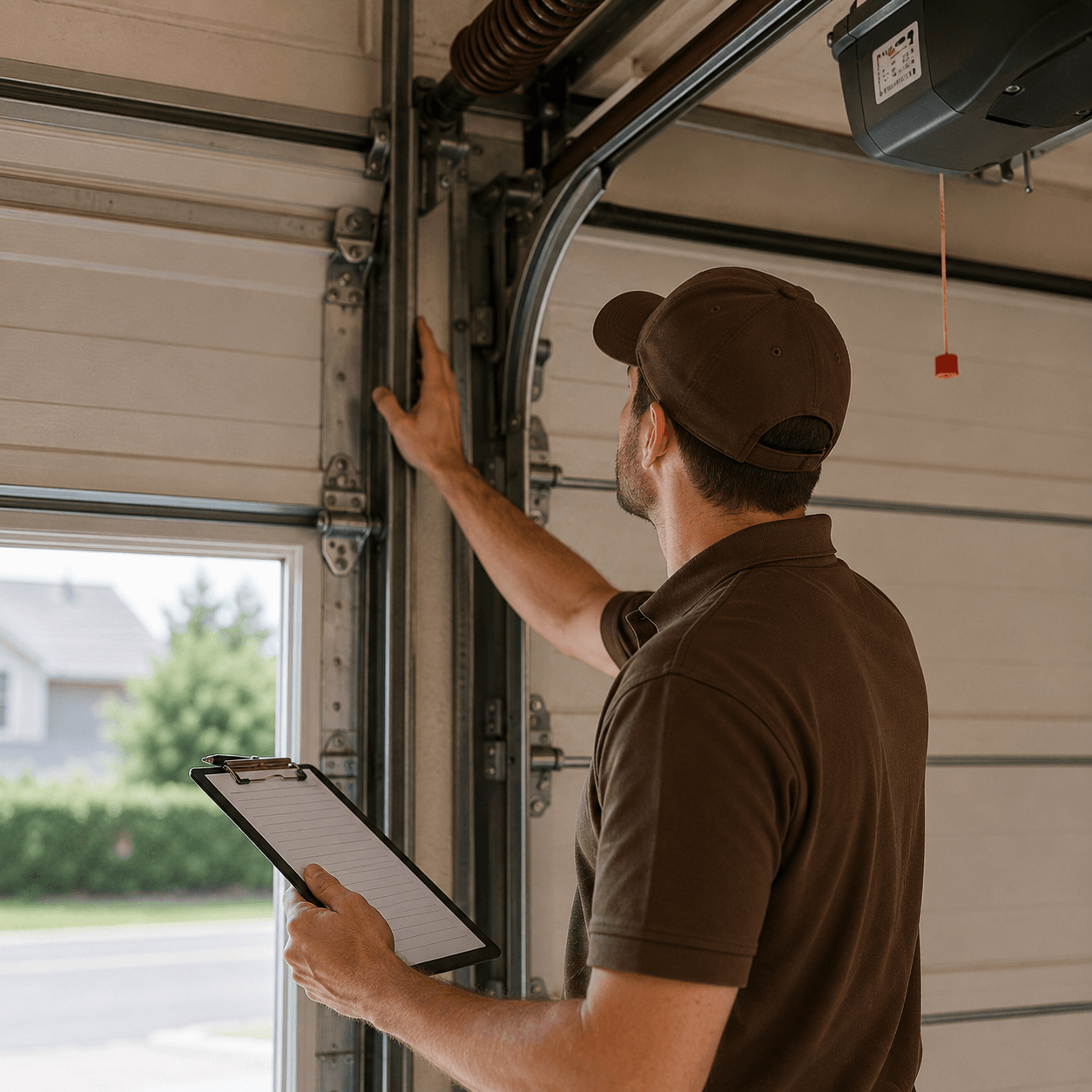 Garage Door Warning Signs Inspection by University Park TX Garage Doors