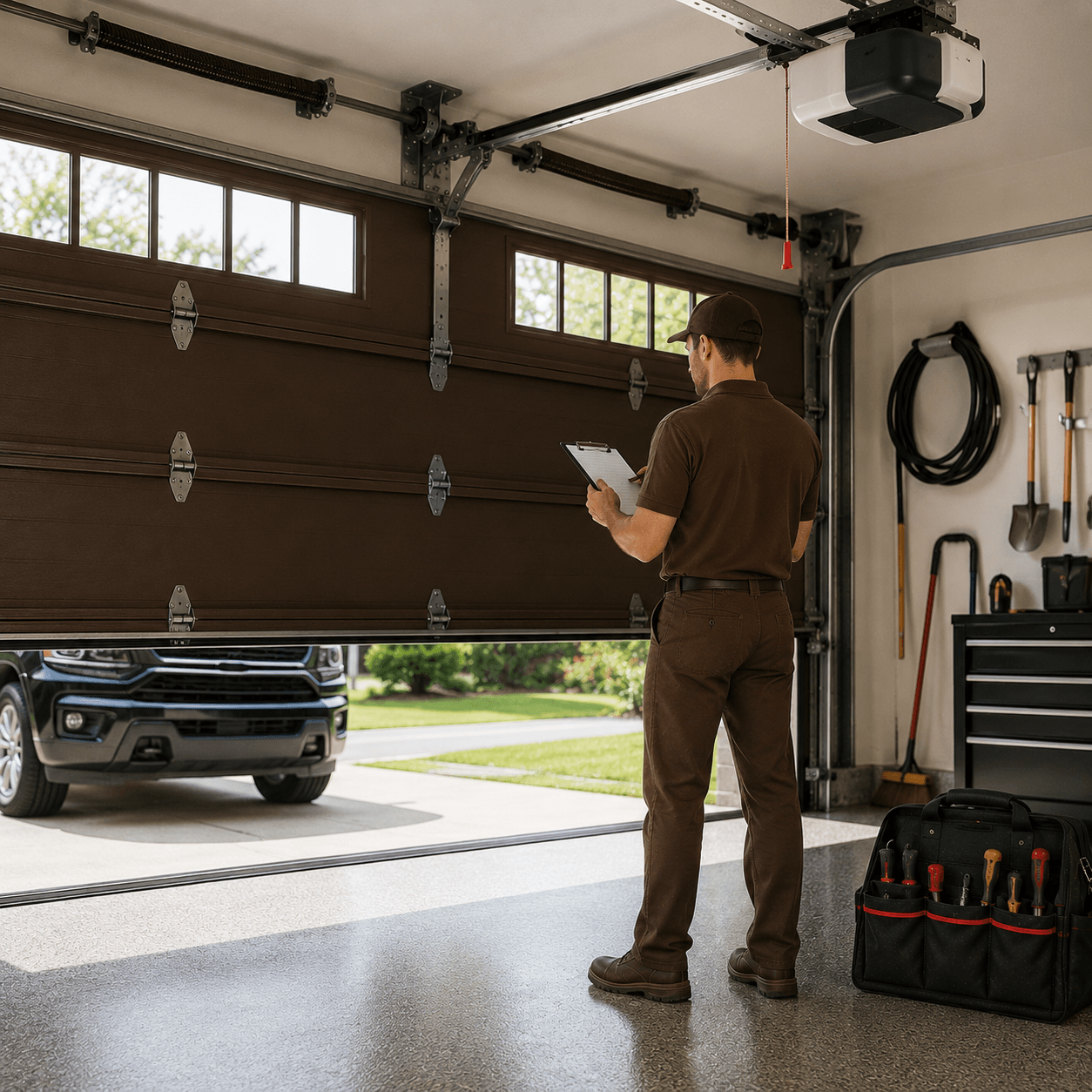 Garage Door Usage and Maintenance Inspection by University Park TX Garage Doors