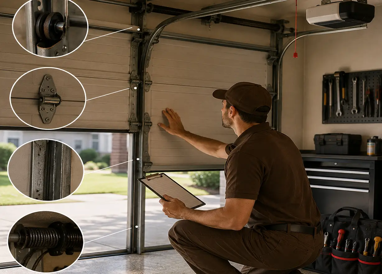 Garage Door Maintenance Inspection by University Park TX Garage Doors